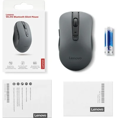 Мишка Lenovo WL310 Silent Bluetooth Grey (GY51Q65621), фото №7 Мишка Lenovo WL310 Silent Bluetooth Grey (GY51Q65621), фото №7