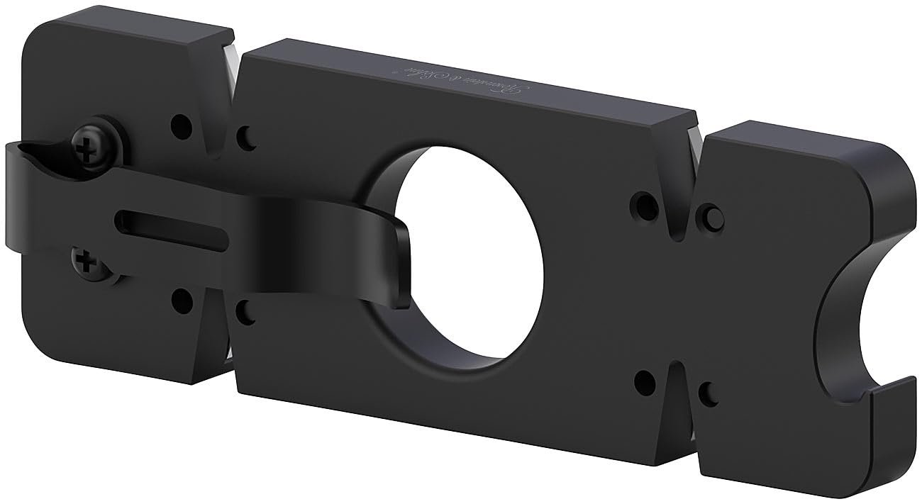 Точилка для ножей Rosenstein & Söhne EDC 6-в-1 компактная с открывалкой и клипсой Black, фото №7