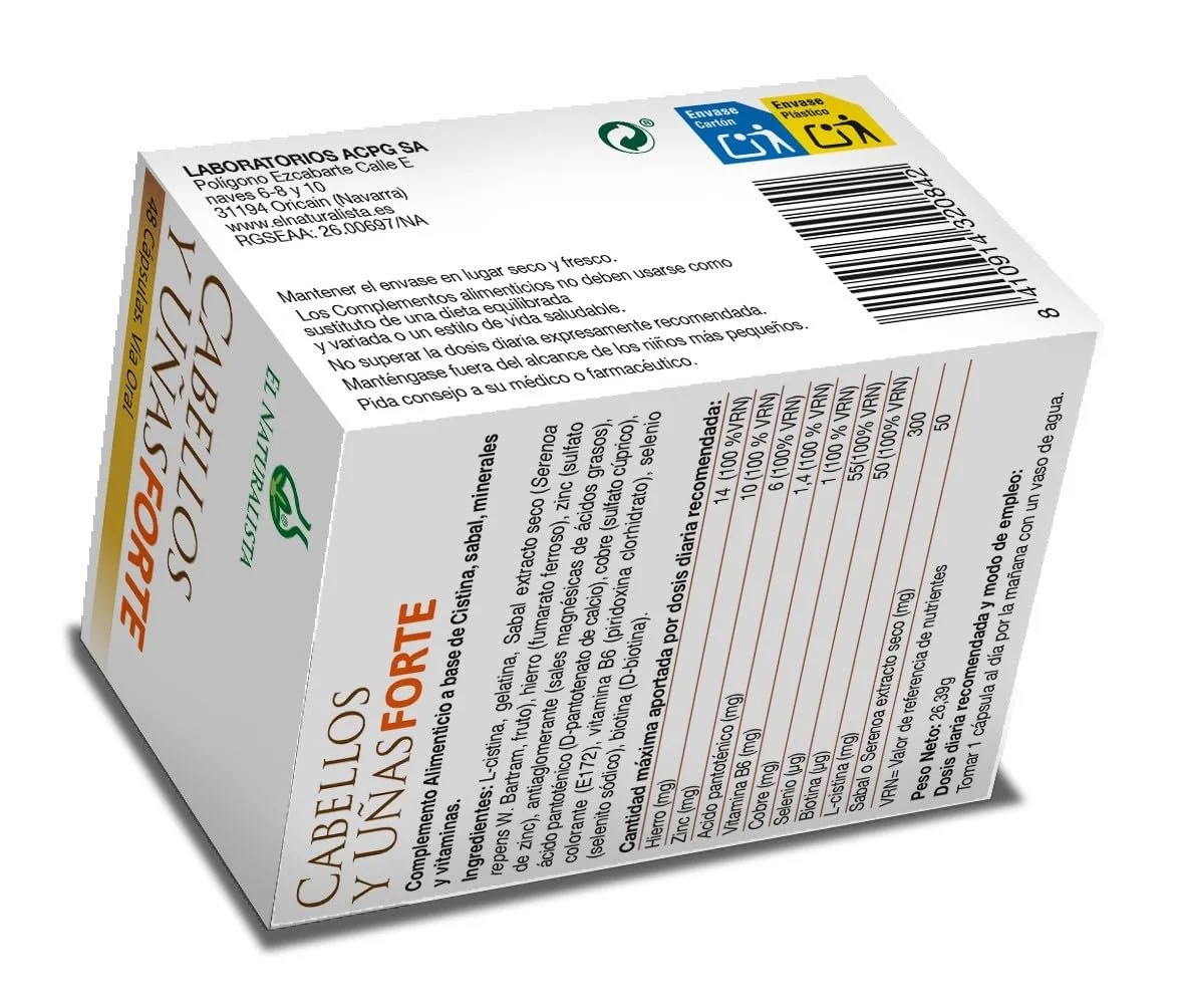 Капсули Naturalista Cabellos Y Uñas Forte 48, фото №2