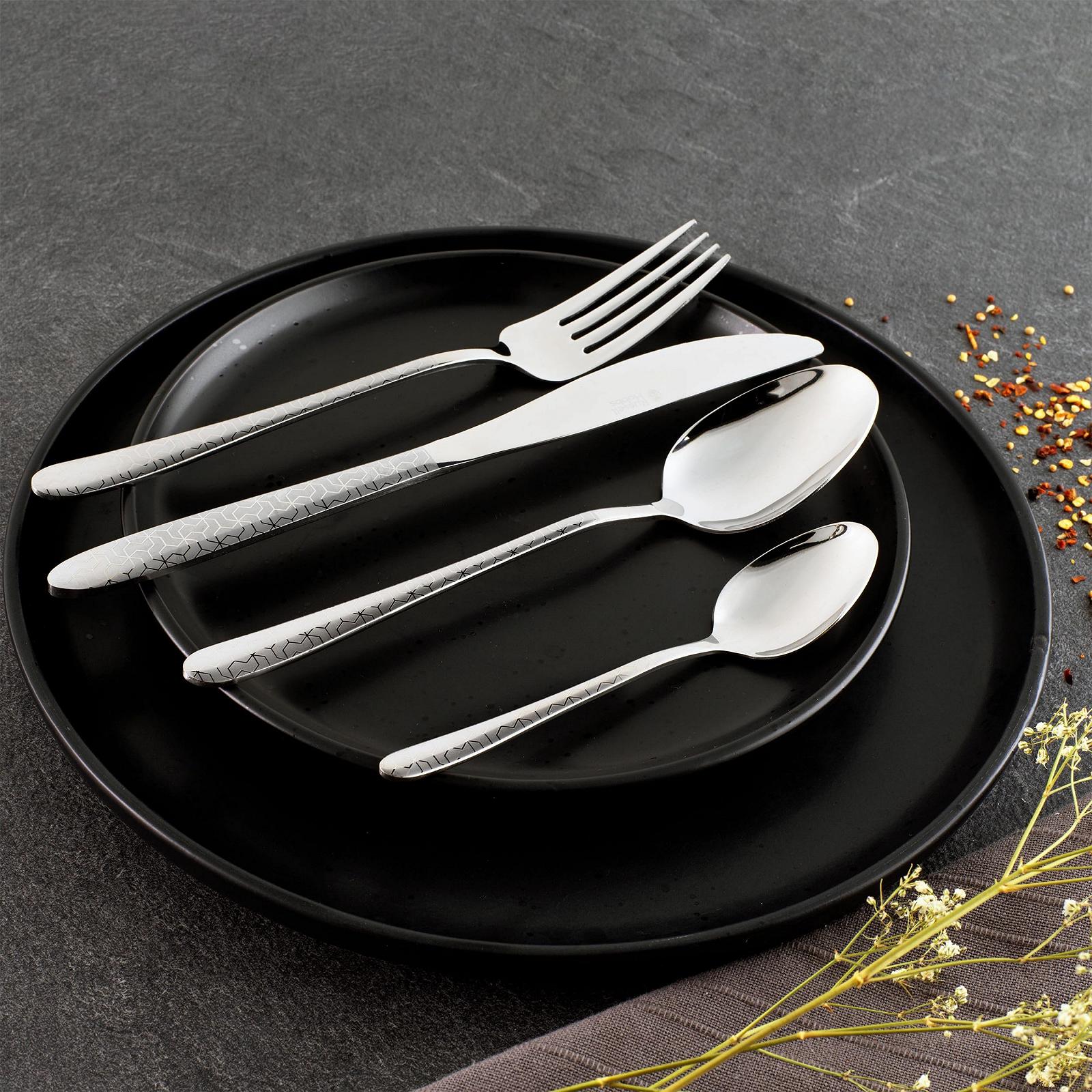 Набір столових приборів Russell Hobbs Rhombus RH01519EU, 16 предметів, нержавіюча сталь, сріблястий, фото №5 Набір столових приборів Russell Hobbs Rhombus RH01519EU, 16 предметів, нержавіюча сталь, сріблястий, фото №5