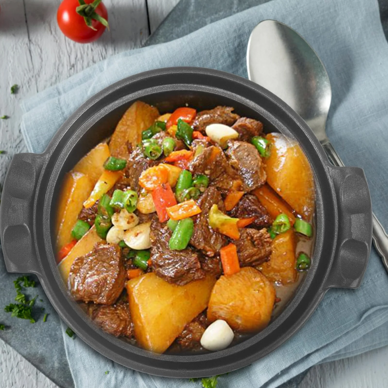 Кастрюля керамическая Cabilock с крышкой 16 см, фото №7 Кастрюля керамическая Cabilock с крышкой 16 см, фото №7