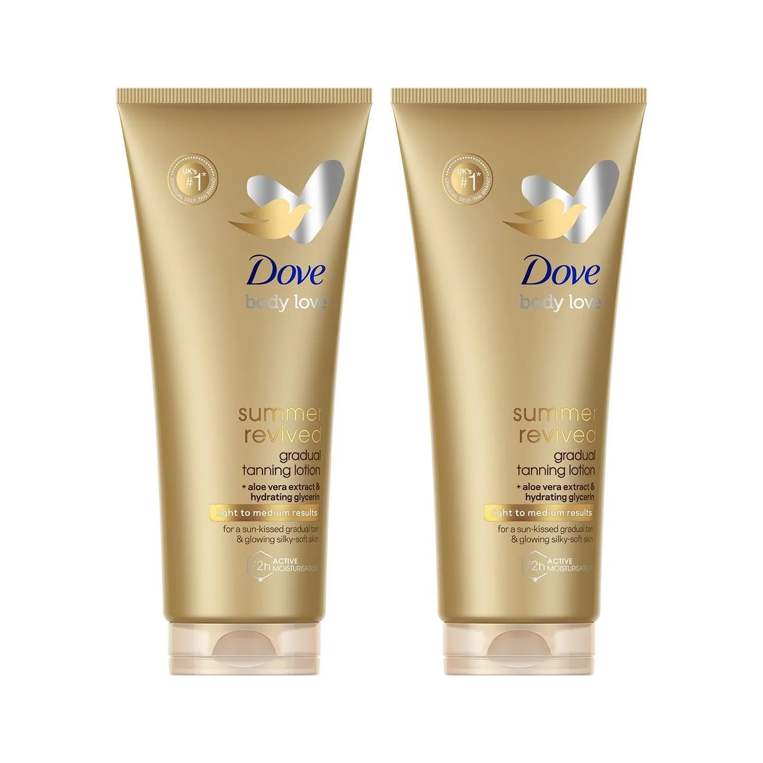 Лосьйон для тіла Dove DermaSpa Summer Revived Для світлої та середньої шкіри 200 мл (2), фото №1