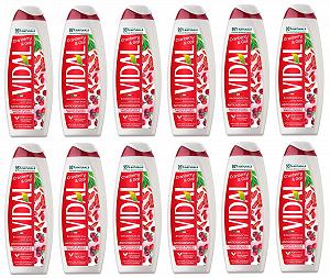 Гель-піна для душу Vidal Bagnodoccia Bacche di Goji e Mirtillo Rosso з ягодами годжі та журавлиною 12 х 500 мл - Фото 1