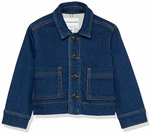 Джинсовая куртка Amazon Essentials Унисекс Детская свободного кроя - Фото 1