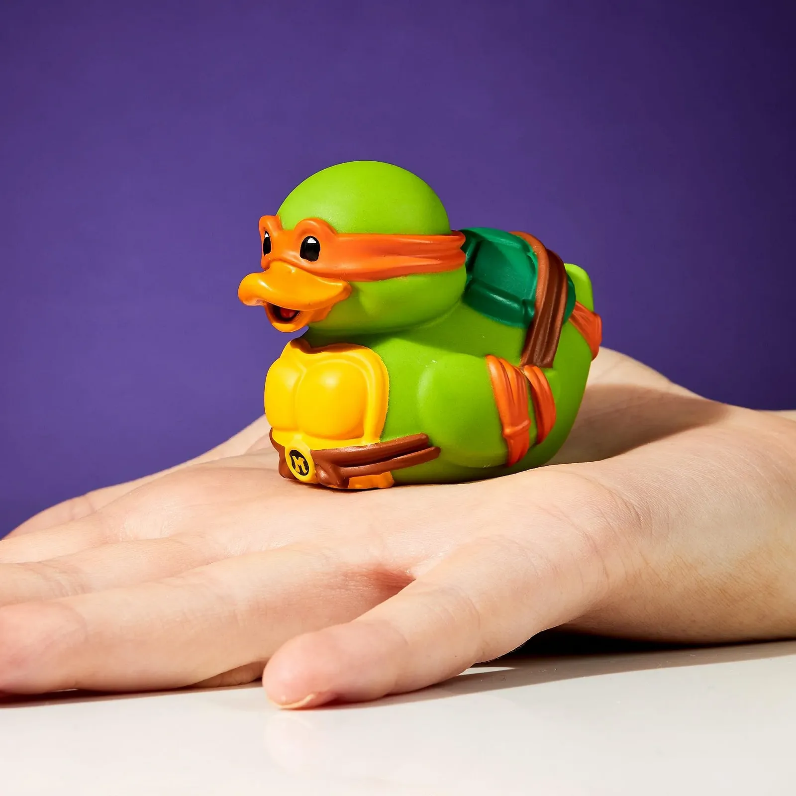 Колекційна вінілова гумова фігурка TUBBZ TMNT Mini Michelangelo, фото №5