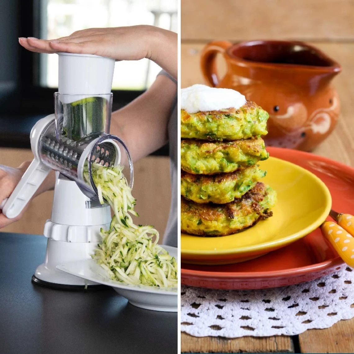 Барабанна терка LIVINGTON Sumo Slicer Red 3-в-1 для шаткування, нарізання, натирання, фото №5