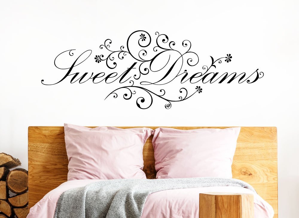 Наклейка на стіну Grandora W718 Sweet Dreams 160 x 58 см Чорна, фото №3