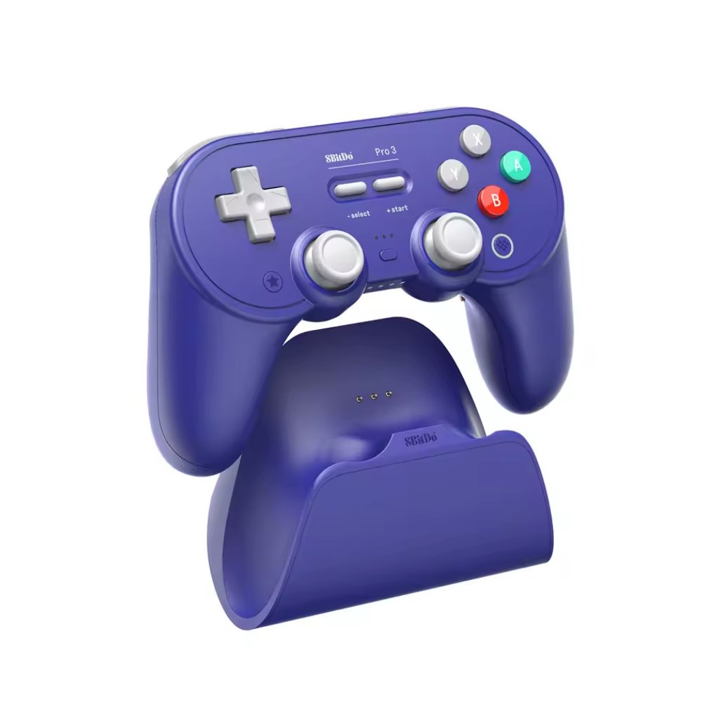 Геймпад 8Bitdo Pro 3 Windows/Android/Switch 2/macOS TMR Violet + Док-станція, фото №12 Геймпад 8Bitdo Pro 3 Windows/Android/Switch 2/macOS TMR Violet + Док-станція, фото №12