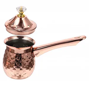 Молочник Ipetboom с опаленной ручкой, многофункциональный кувшин для кофе и подогреватель молока для использования на плите, можно мыть в посудомоечной машине, прочный для дома - Фото 1