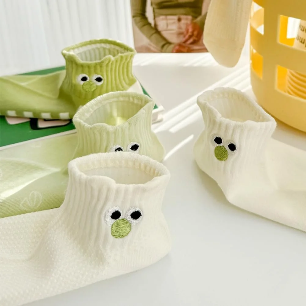 Носки AKAMAS Ankle с вышивкой лягушки, 5 пар, 35 - 38, разноцветные, фото №2 Носки AKAMAS Ankle с вышивкой лягушки, 5 пар, 35 - 38, разноцветные, фото №2