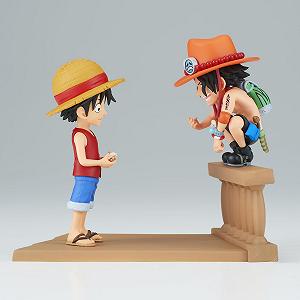 Фігурка Banpresto One Piece World Collectable Log Stories Monkey D. Luffy & Portgas D. Ace, 8 см, різнобарвна synthetic.ua - Фото 1