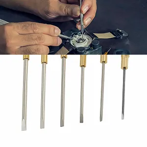 Набір викруток для ремонту годинників Slotted 0.8-1.8 мм Phillips 1.4-1.8 мм 9 шт. synthetic.ua - Фото 1