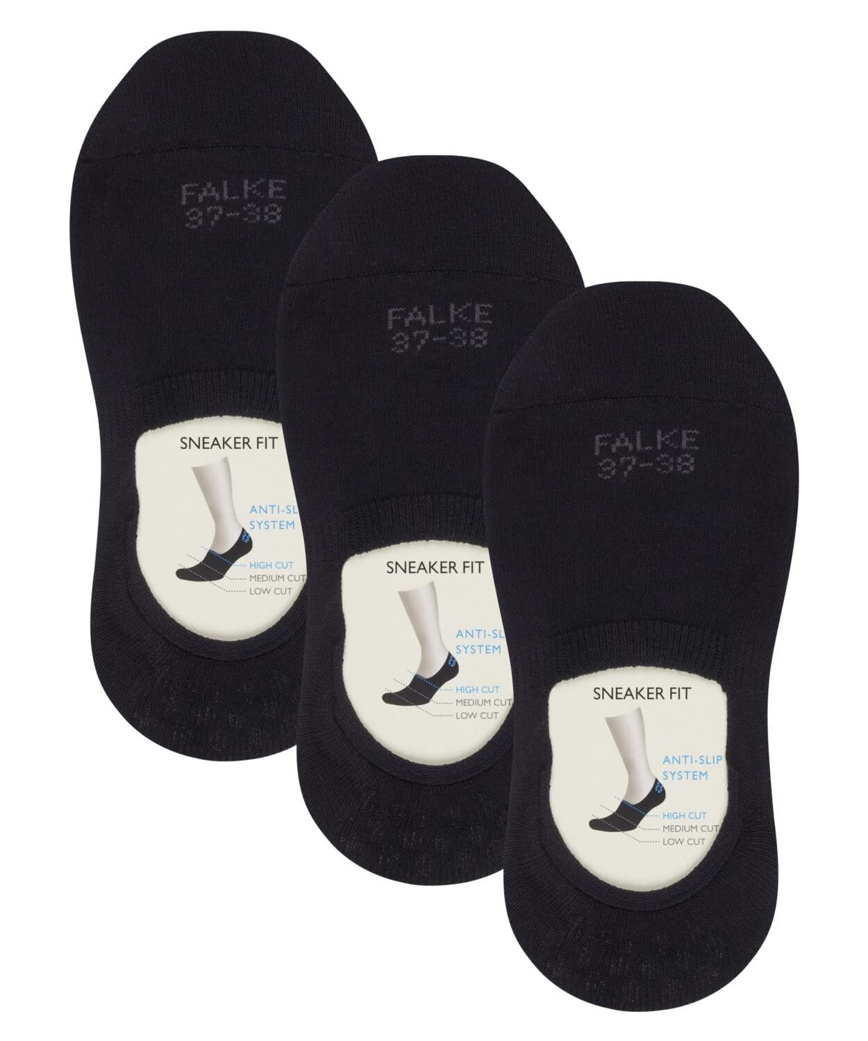 Шкарпетки FALKE Invisible Step High Cut, 3 пари, фото №4