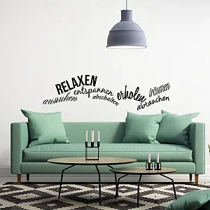 Наклейка на стіну Relax, Relax, Switch Off, Dive, Rest, Recover, Dream 60 x 16 см Чорна ціна на synthetic.ua - Фото 1 Наклейка на стіну Relax, Relax, Switch Off, Dive, Rest, Recover, Dream 60 x 16 см Чорна synthetic.ua - Фото 1