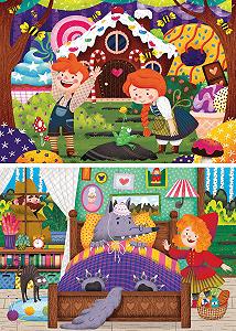 Дитячий пазл Ravensburger 12004045 Fairytale Stories 2 x 12 елементів synthetic.ua - Фото 1