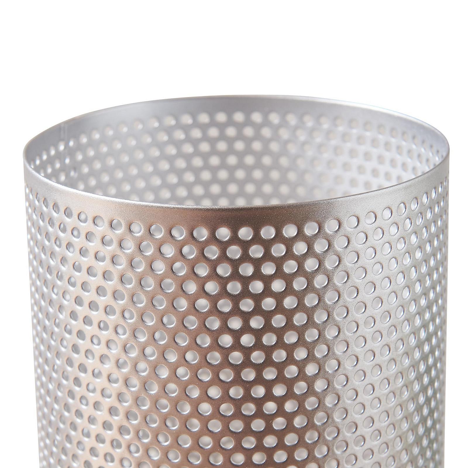 Настільна лампа lux.pro Joelleldsvin 30 x 14 x 14 см сітчастий плафон метал дерево Срібляста, фото №7