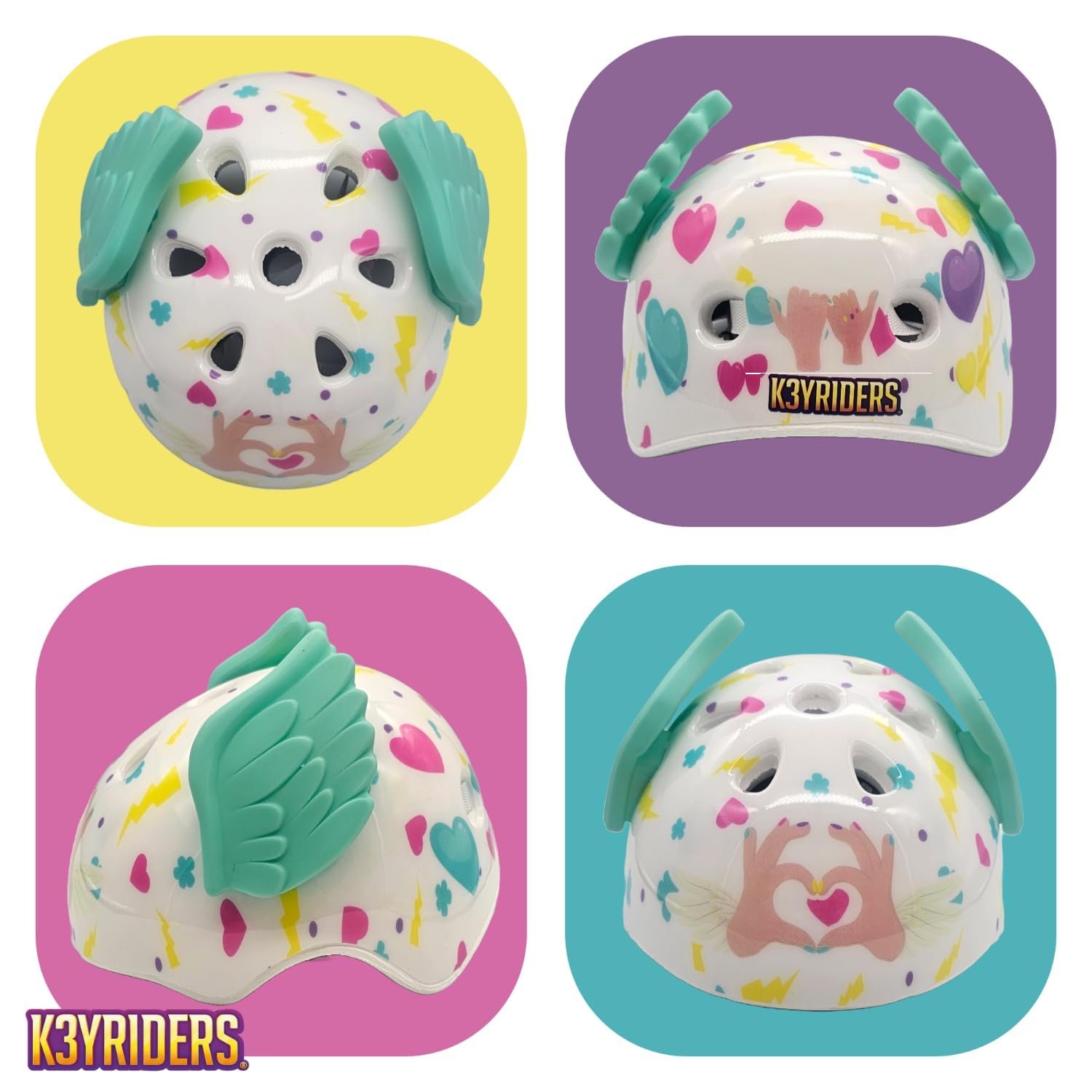 Шлем 3D Keyriders Besties Разные, размер головы от 52 до 55 см, фото №5