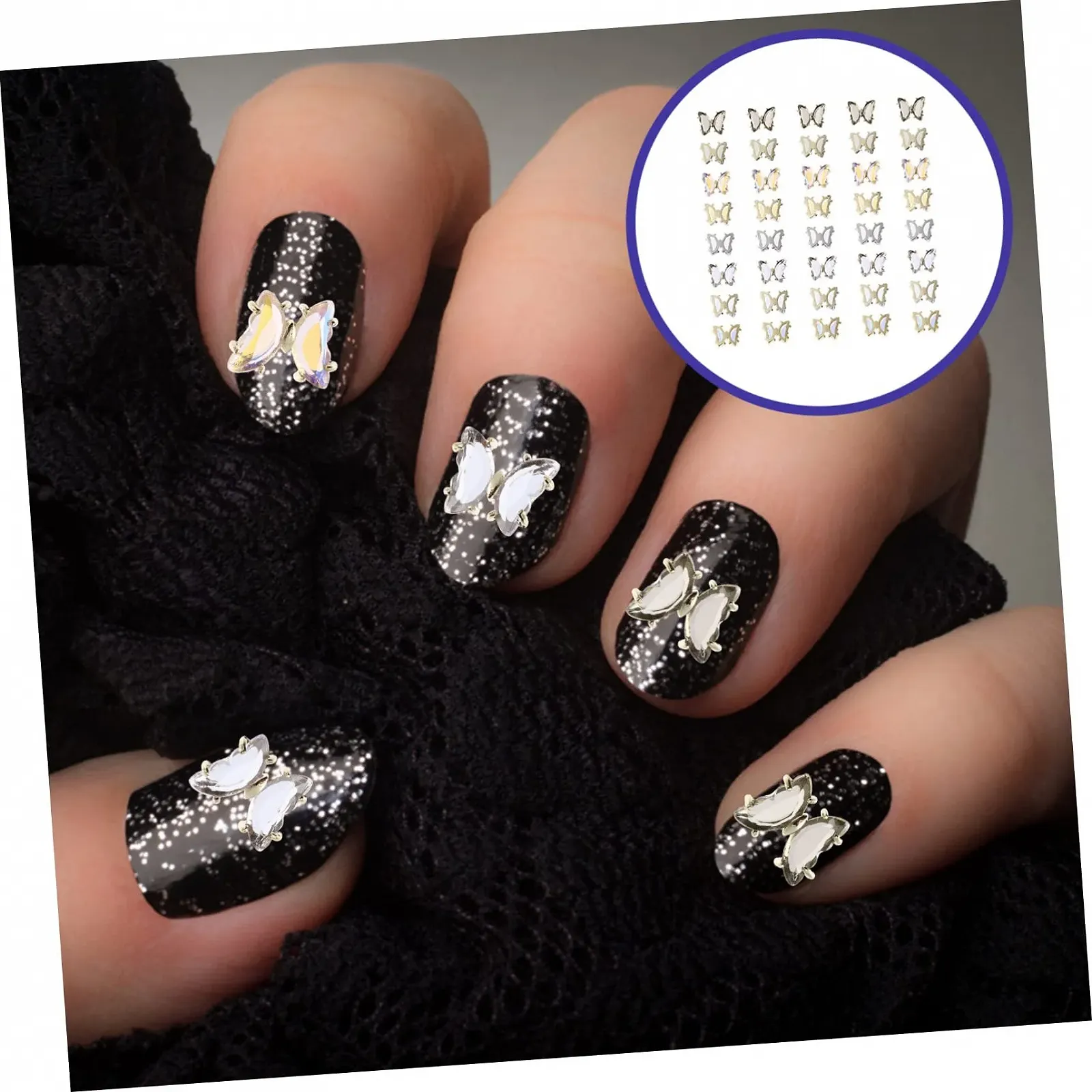 Прикраса для нігтів Метелик прикраса для манікюру своїми руками, фото №3