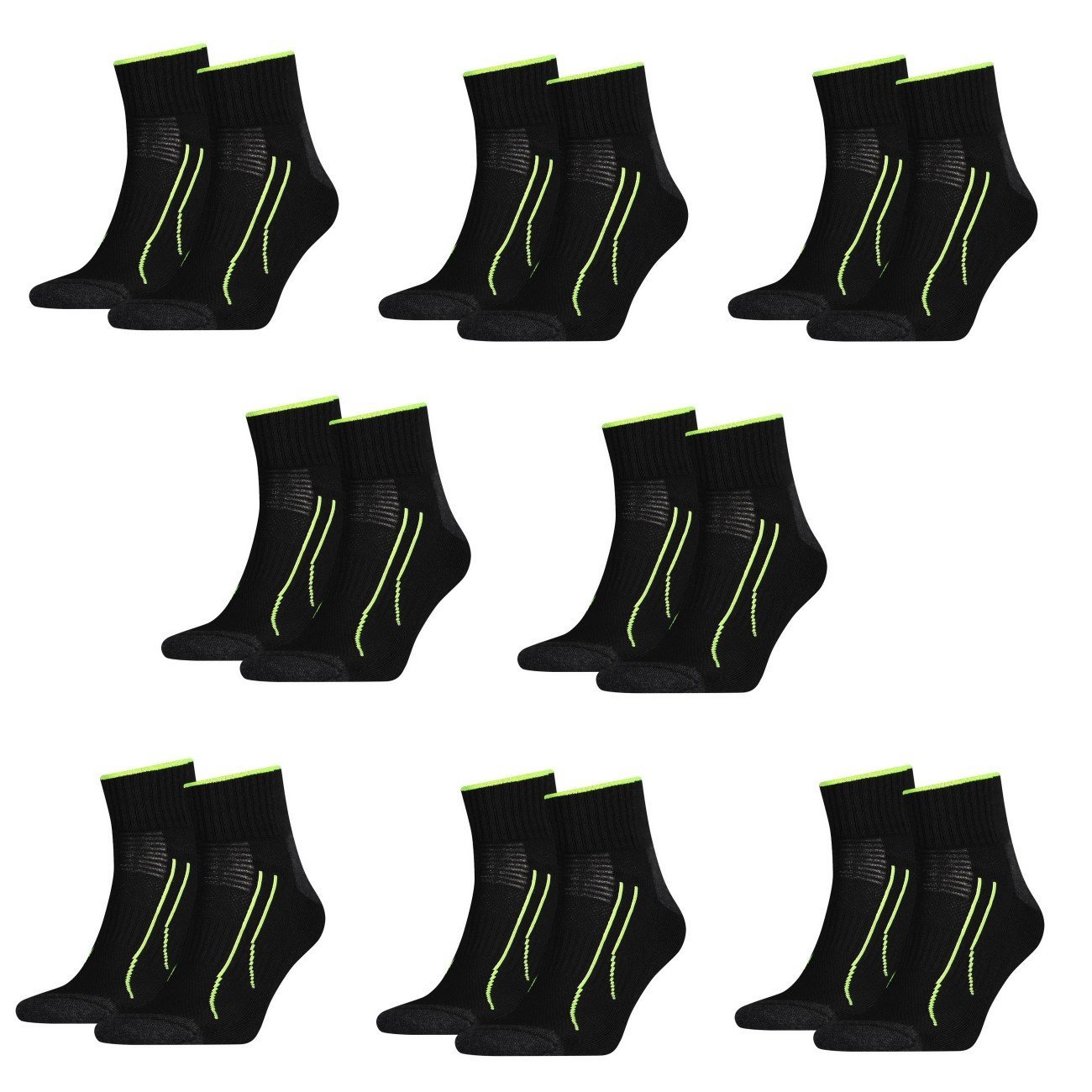 Шкарпетки PUMA Performance Train Quarter Унісекс, 8 пар, розмір 39-42, фото №1