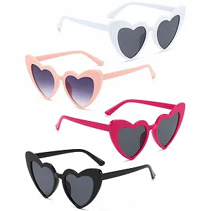 Солнцезащитные Очки Сердце KOQAIIZ, 4 шт. - Фото 1