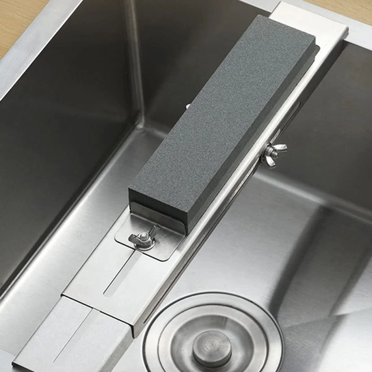 Тримач для точильного каменя LALAFINA регульована рама нержавіюча сталь, фото №5