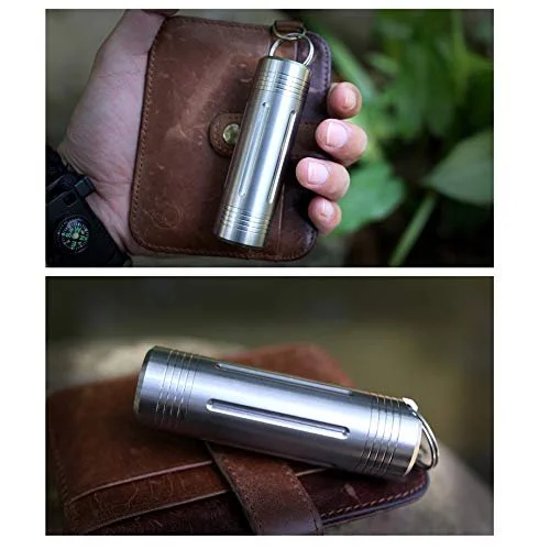 Тримач для таблеток TITST Титан Портативний Легкий Водонепроникний Багатоцільовий Герметичний для Кемпінгу EDC, фото №7