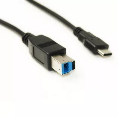 Дата кабель USB 3.0 Type-C to BM 1.5m PowerPlant KD00AS1275, фото №2