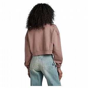 Женская кофта G-STAR RAW Cropped Half Zip Loose synthetic.ua - Фото 1