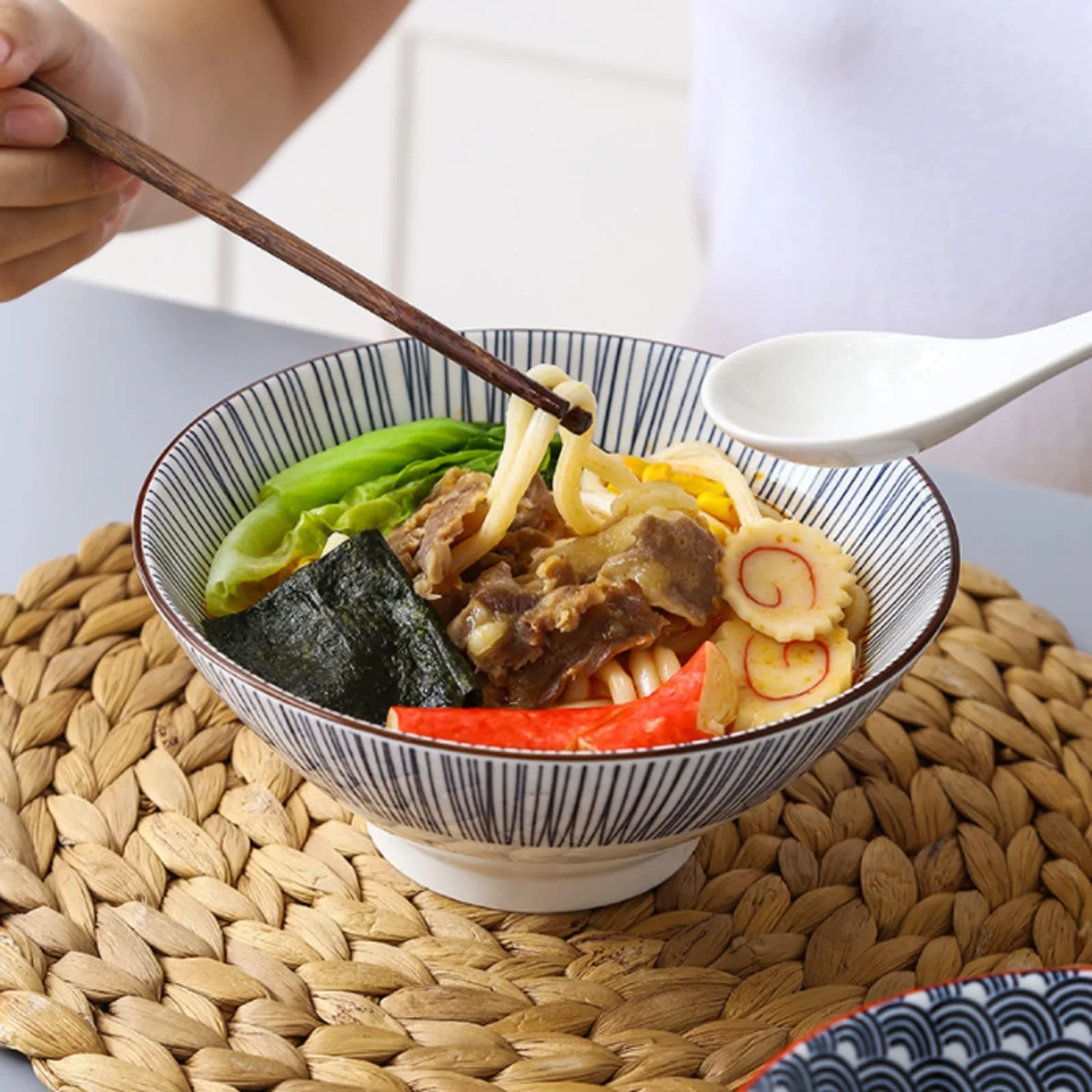 Ложка Супова Melamine Набір 10 штук Білий, фото №7