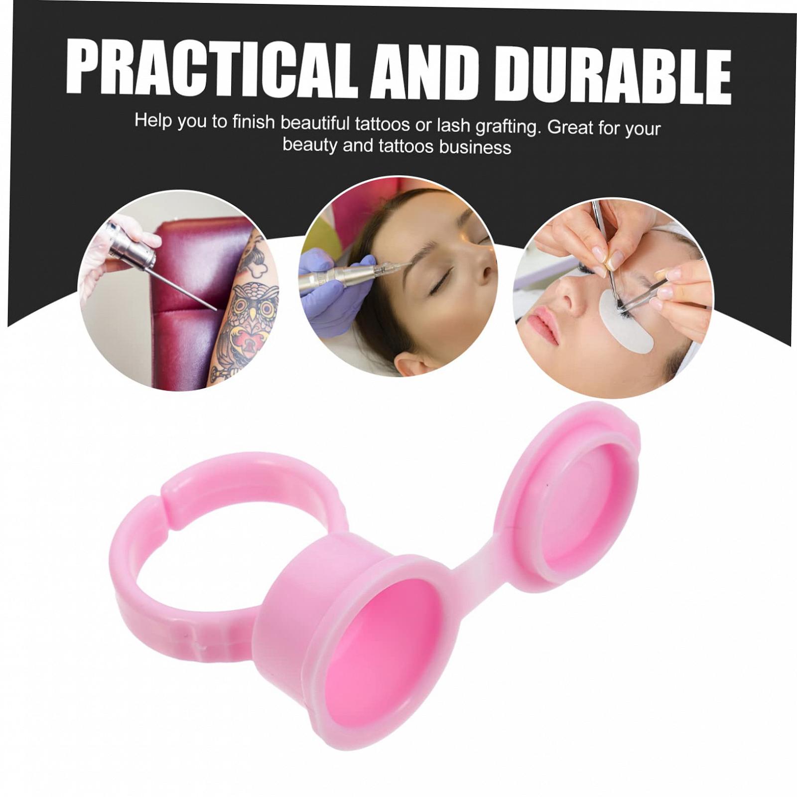 Кольца для клея Angoily ПП 150 шт розовый, фото №2 Кольца для клея Angoily ПП 150 шт розовый, фото №2