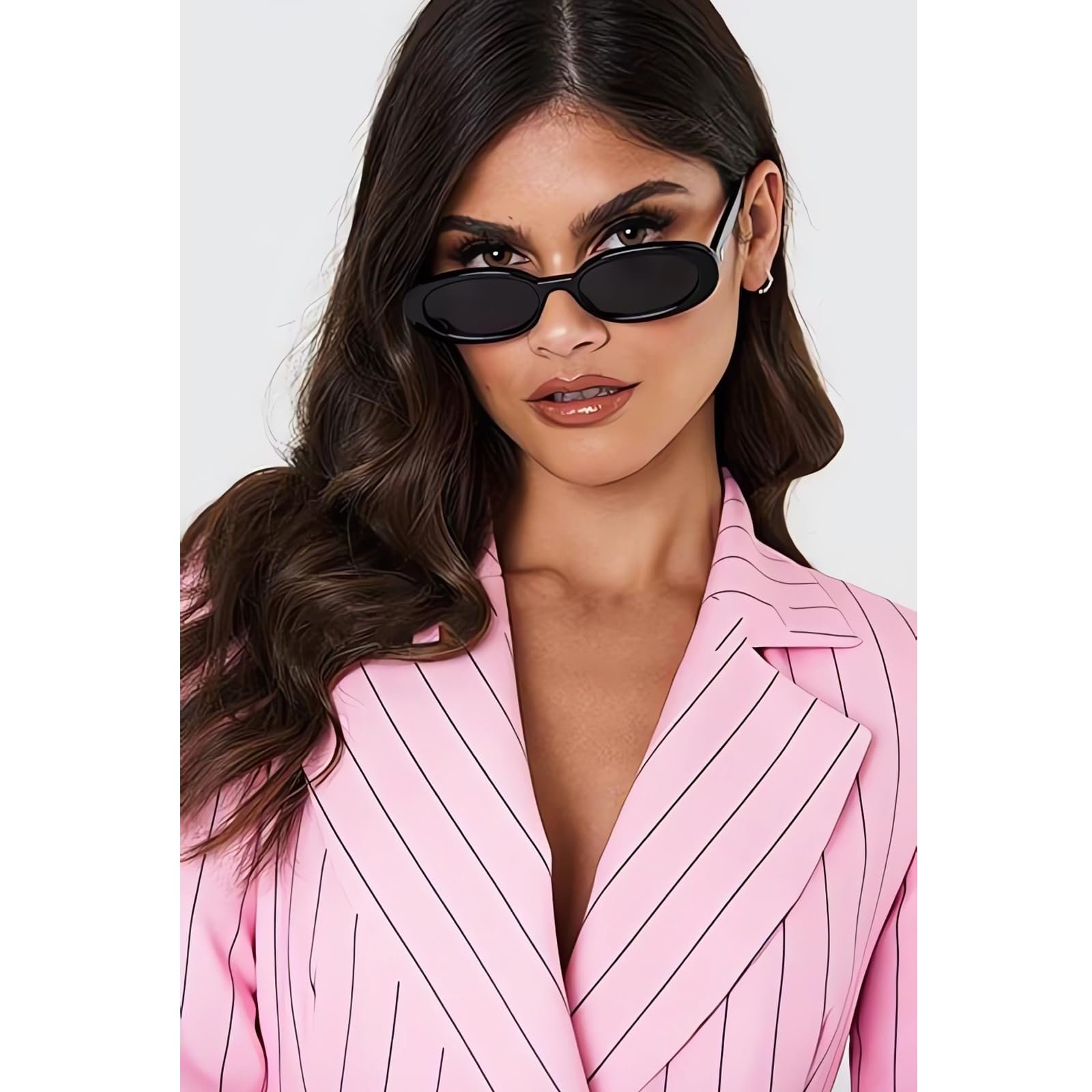 Сонцезахисні окуляри Johiux Vintage Oval 2 шт, фото №6