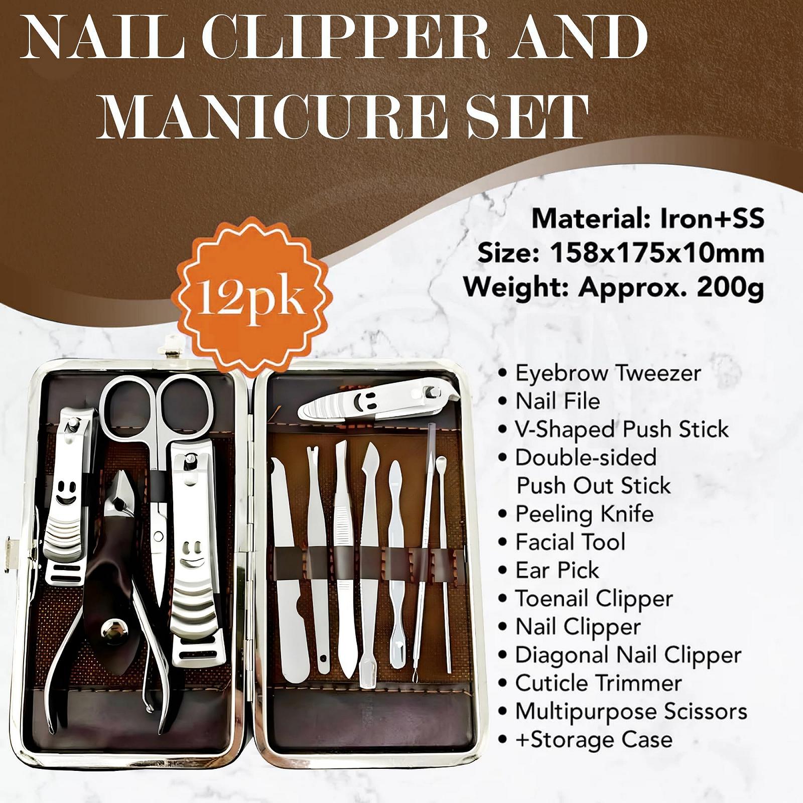 Манікюрний педикюрний набір PLASTIFIC 12 в 1 з нержавіючої сталі, фото №4 Манікюрний педикюрний набір PLASTIFIC 12 в 1 з нержавіючої сталі, фото №4