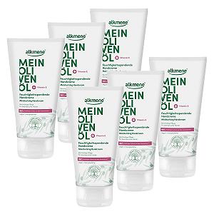 Крем для рук alkmene для очень сухой кожи 75 мл, 6 шт. Увлажняющий крем для рук с оливковым маслом. Веганский - Фото 1