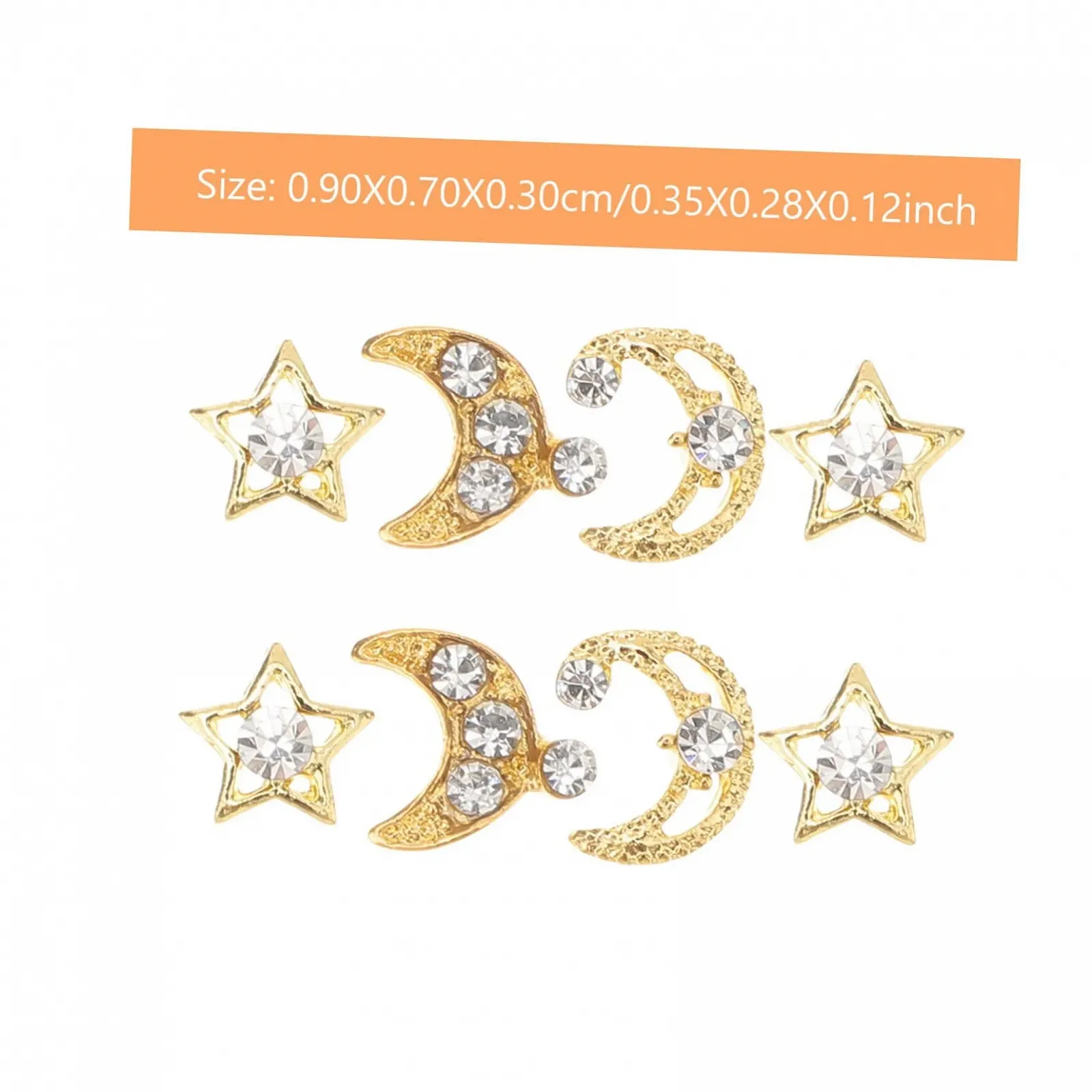 Металлические аксессуары для ногтей PLAFOPE, 30 шт, декоративные украшения для ногтей, украшения для ногтей с плоской задней частью, сверкающие украшения для ногтей с золотыми акцентами, цинковый сплав, фото №8 Металлические аксессуары для ногтей PLAFOPE, 30 шт, декоративные украшения для ногтей, украшения для ногтей с плоской задней частью, сверкающие украшения для ногтей с золотыми акцентами, цинковый сплав, фото №8