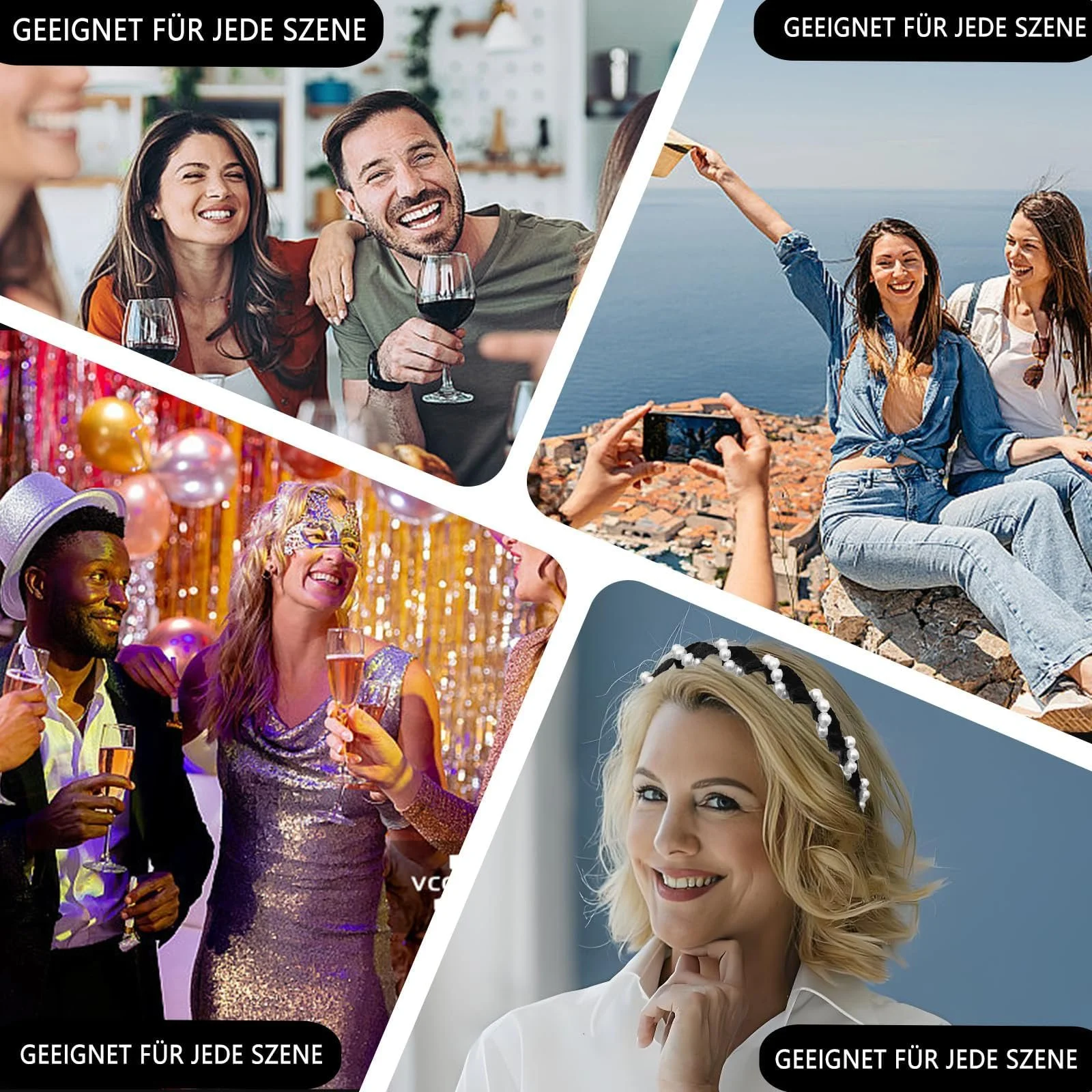 Набір жіночих обручів для волосся, фото №7 Набір жіночих обручів для волосся, фото №7