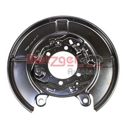 Щит гальмівного диска METZGER 6115276 для NISSAN задня вісь праворуч, фото №2