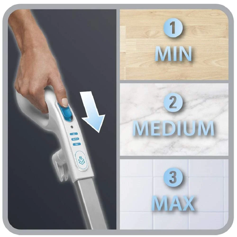 Парова швабра Rowenta RY6557WH Steam Power 1200 Вт 3 режими, фото №7