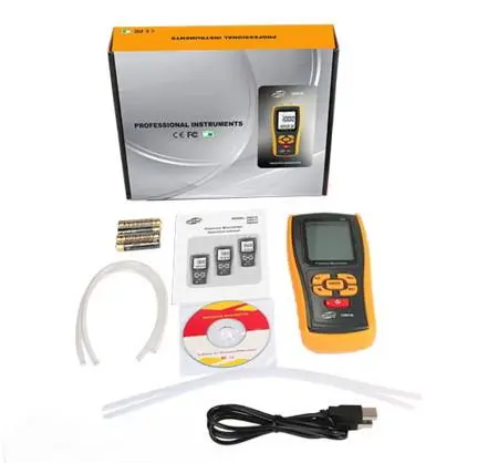 Микроманометр дифференциального давления USB 10 кПа BENETECH GM510, фото №2 Микроманометр дифференциального давления USB 10 кПа BENETECH GM510, фото №2