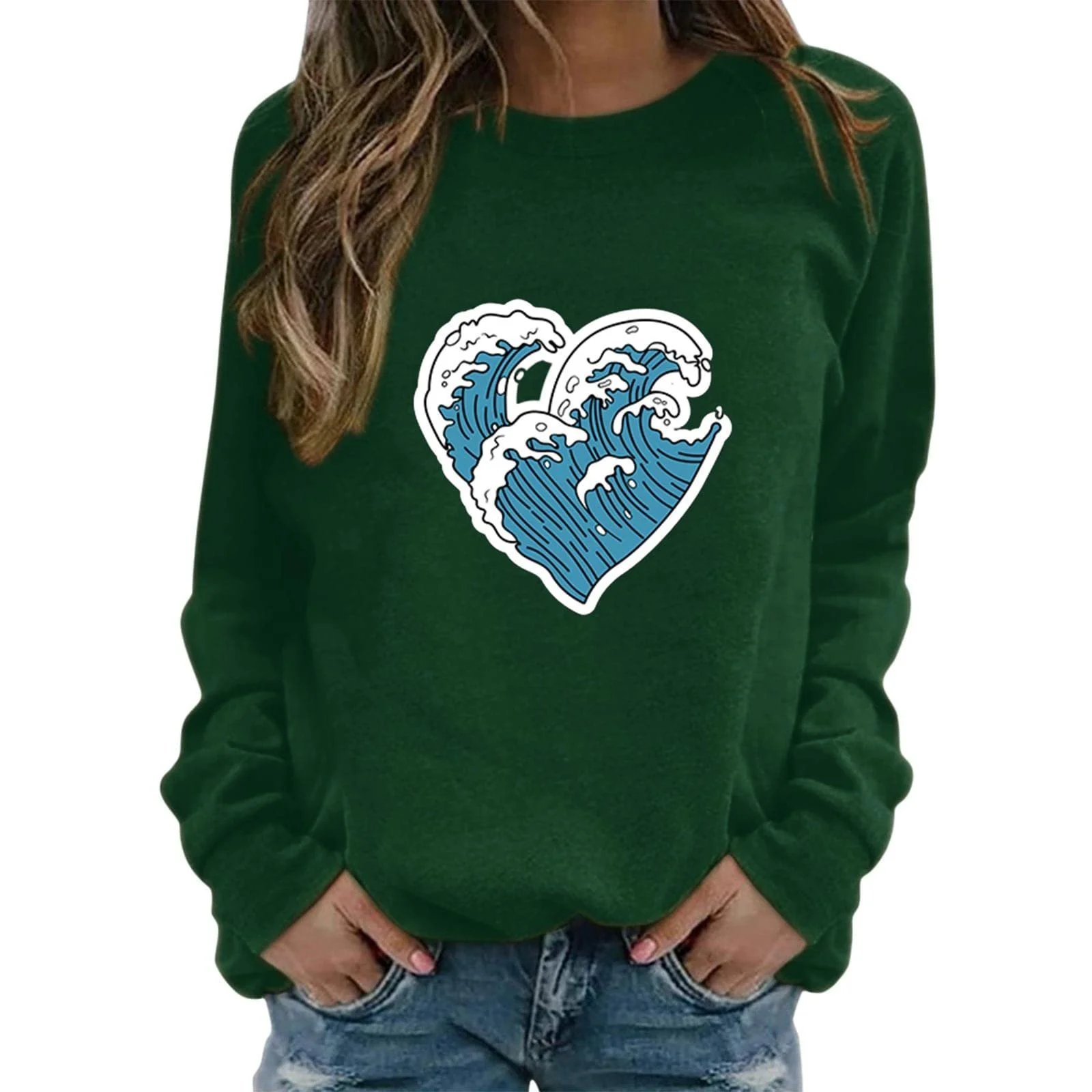 Жіночий світшот Generisch Однотонний, фото №1 Жіночий світшот Generisch Однотонний, фото №1