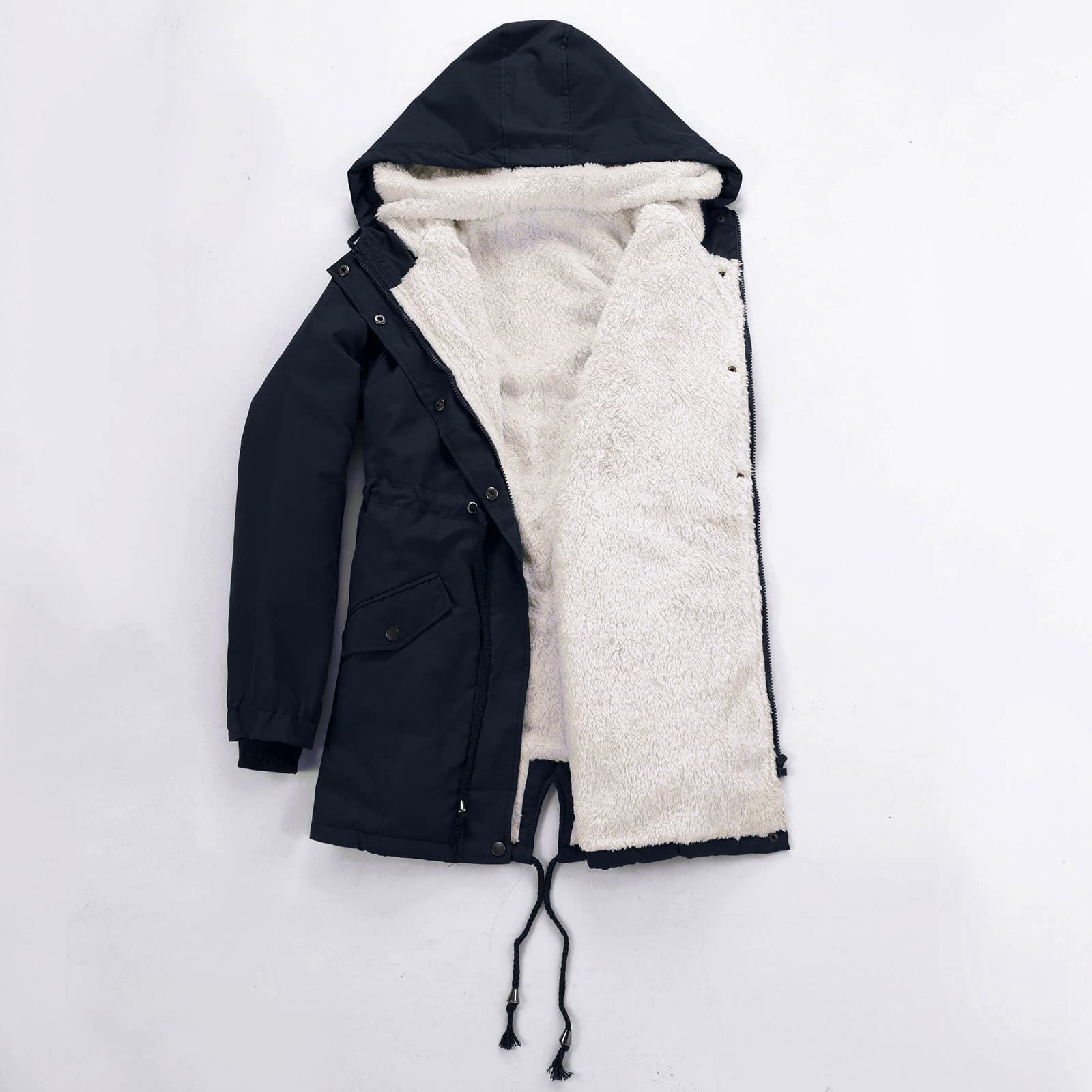 Пальто MJGkhiy Зимняя Длинная, фото №6