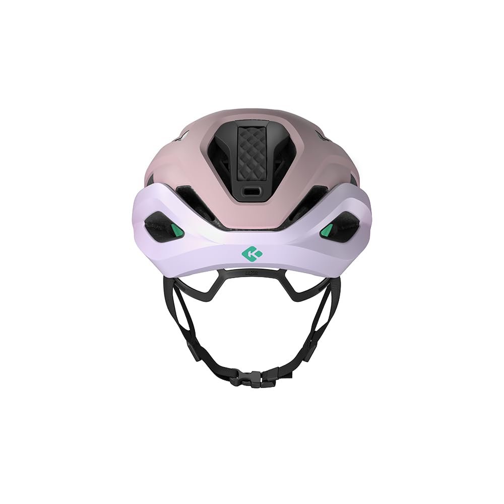 Шлем велосипедный Lazer Strada KinetiCore Фиолетовый матовый с розовым, фото №4