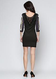 Платье Elisabetta Franchi 38 Черный (BG-31854-DRESS_Black) synthetic.ua - Фото 1