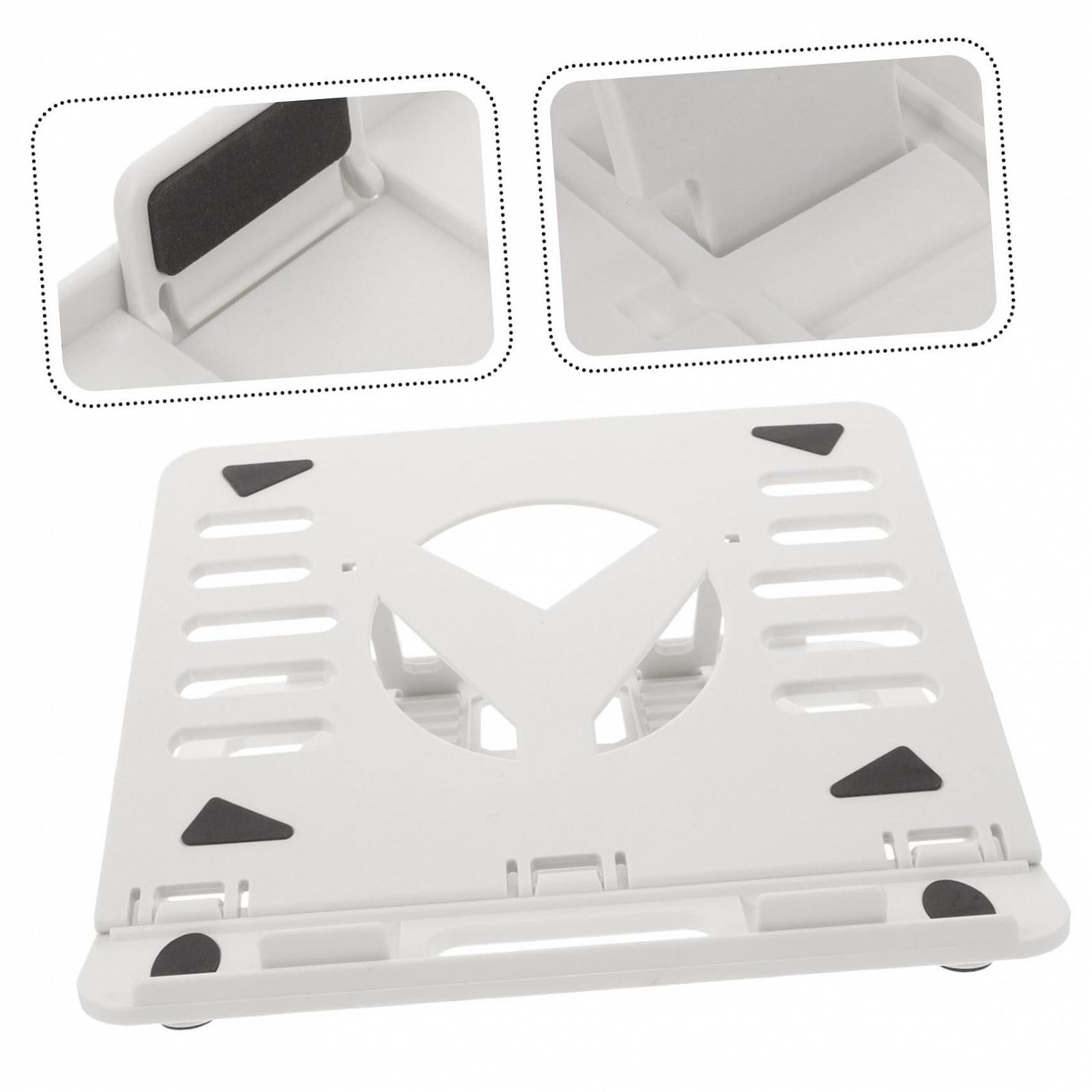 Складана Портативна Підставка для Ноутбука з Пластику Регульована Протиковзка, фото №4