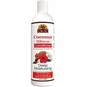 Кондиционер Okay Coconut Hibiscus Deep Hydration с кокосом, аргановым маслом, миндалем и авокадо, 355 мл - Фото 1