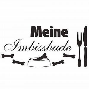 Наклейка на стіну GRAZDesign 082 My Snack House для собаки 103 x 50 см бежева synthetic.ua - Фото 1