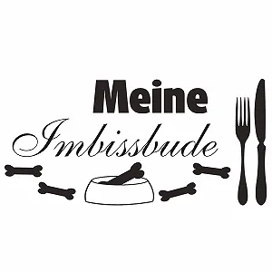 Наклейка на стіну GRAZDesign 082 My Snack House для собаки 103 x 50 см бежева synthetic.ua - Фото 1