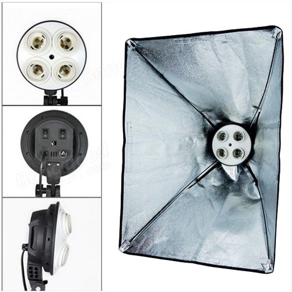 Постоянный студийный свет 50/70 на 4 лампы + стойка | SoftBox СофтБокс, фото №8