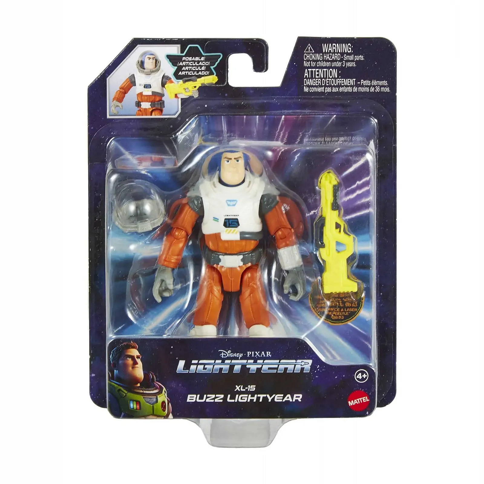 Игровая фигурка Disney and Pixar Lightyear XL-15 Buzz Lightyear 13 см 12 подвижных соединений с аксессуарами, фото №6