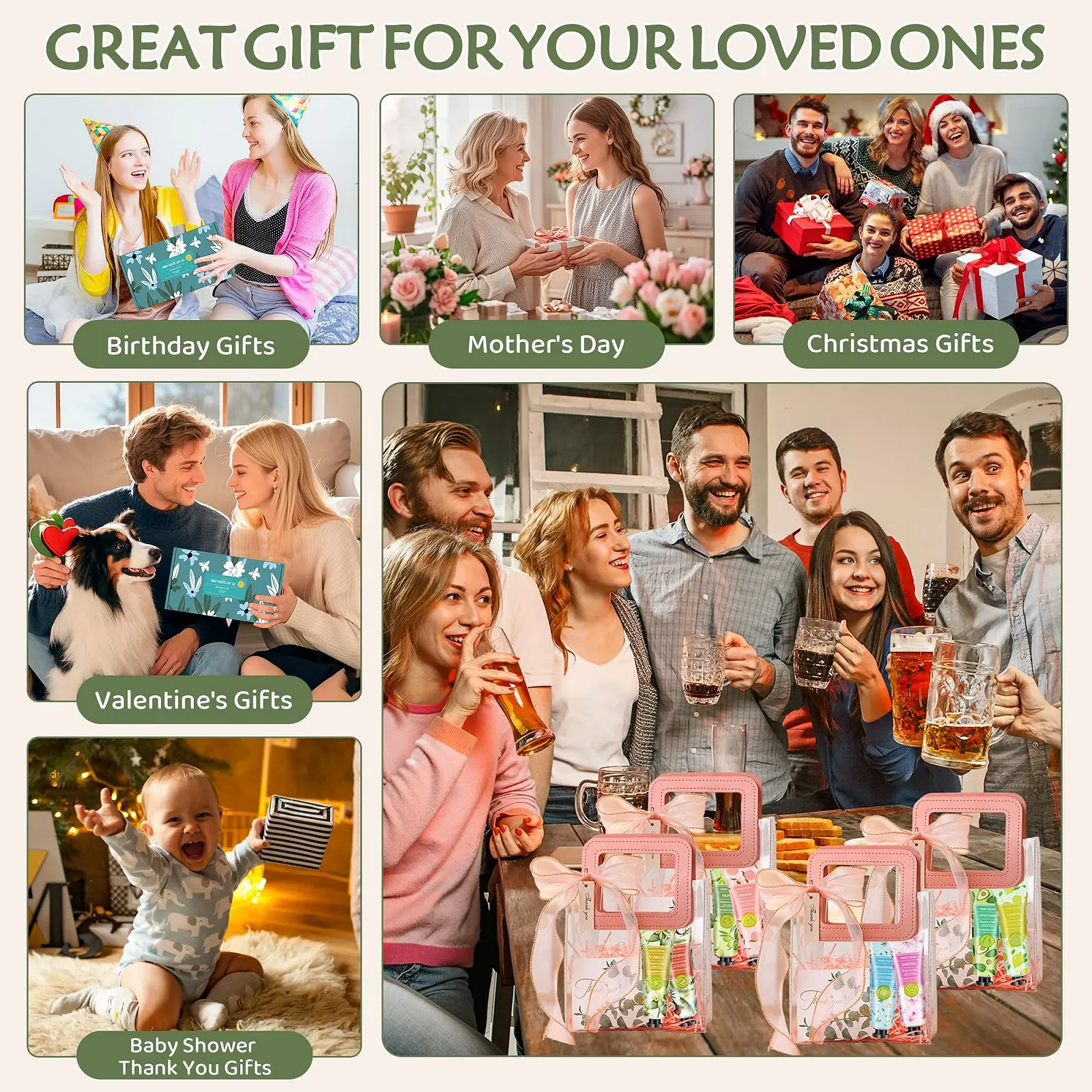 Крем для рук 8 x 30 мл Міні-набір кремів для рук для жінок Сухі потріскані руки, фото №6 Крем для рук 8 x 30 мл Міні-набір кремів для рук для жінок Сухі потріскані руки, фото №6