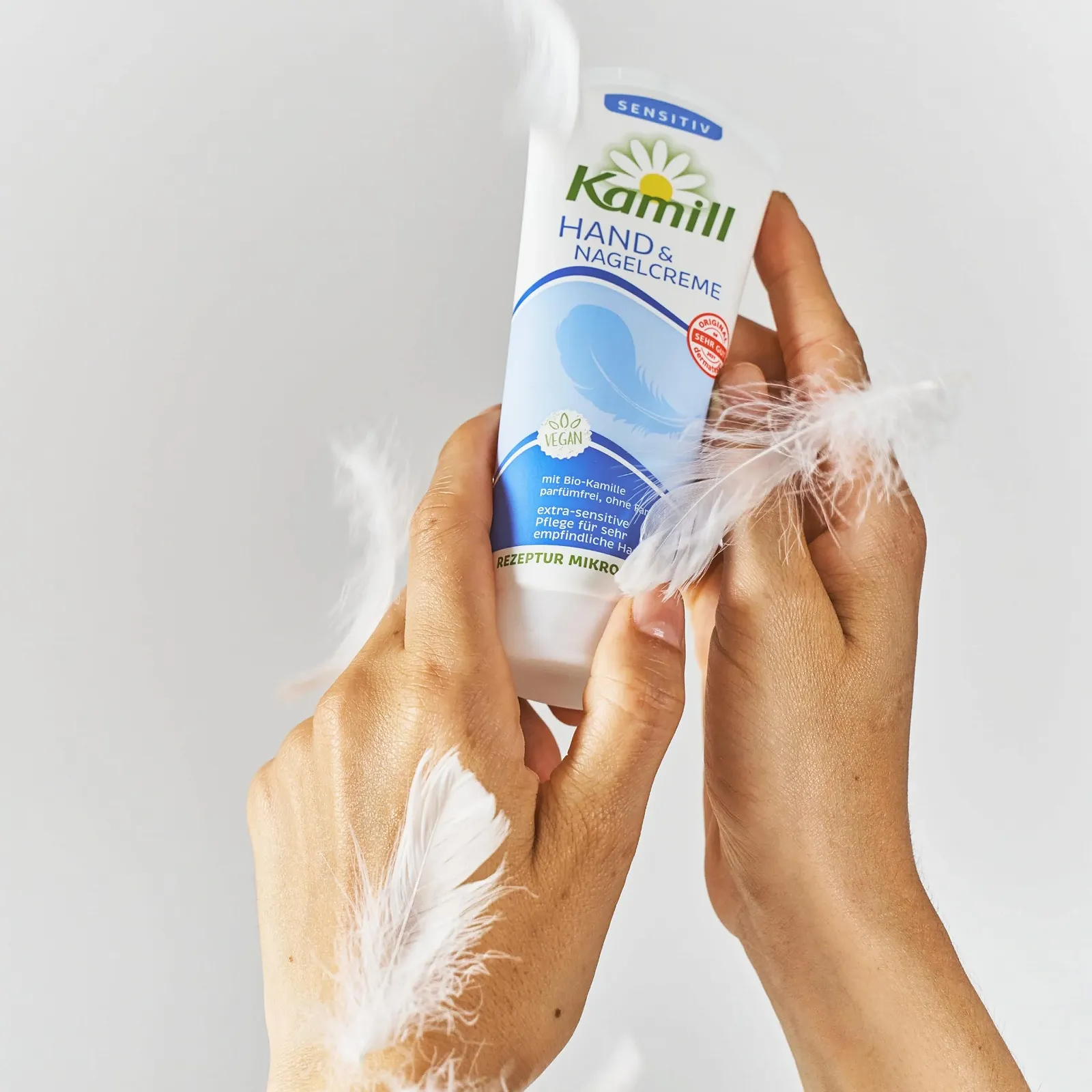 Крем для рук і нігтів Kamill Sensitive 3 x 100 мл - Без запаху 3 штук, фото №4